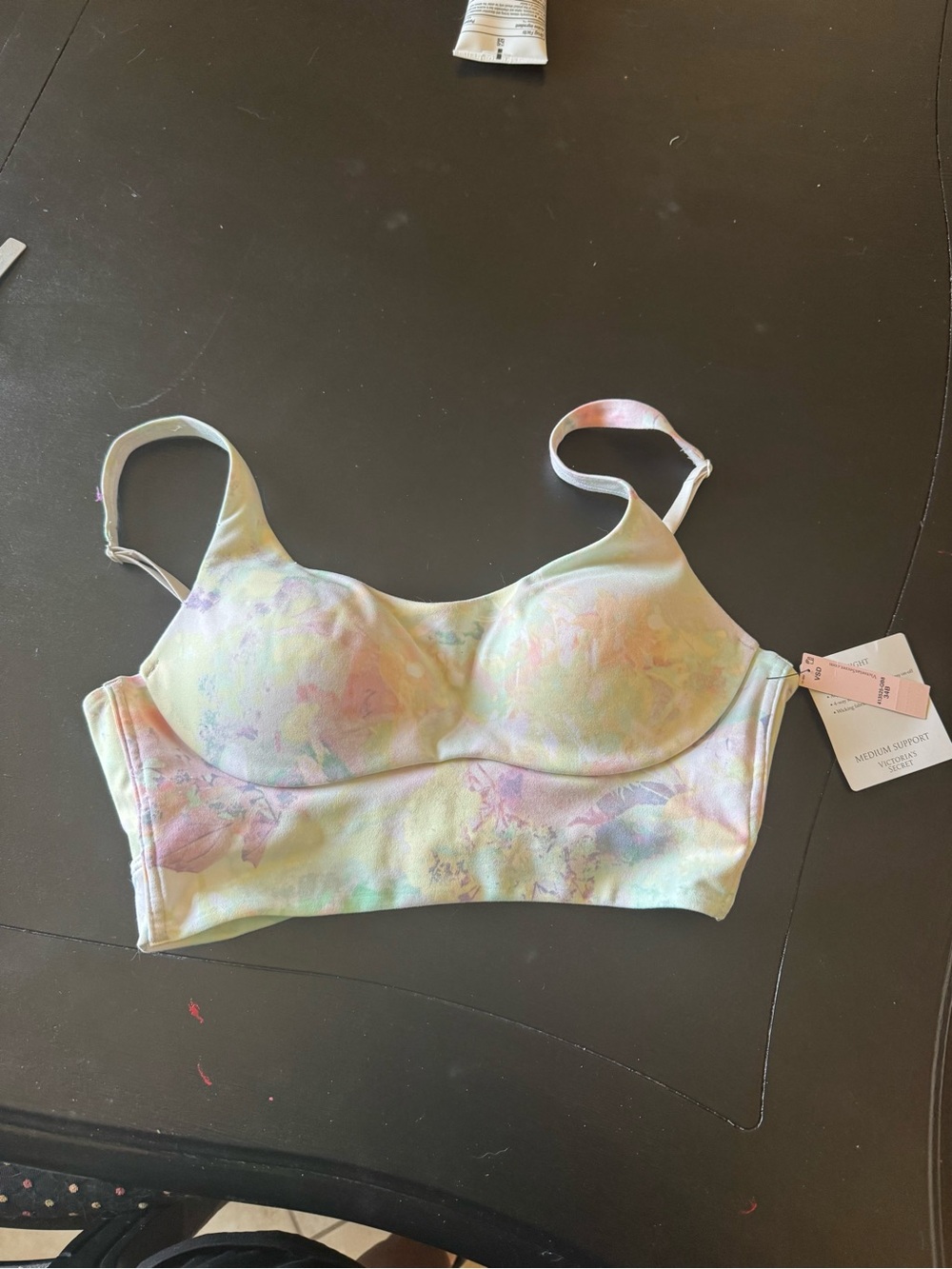 Victoria's Secret Pastel Floral Longline Sports Bra
